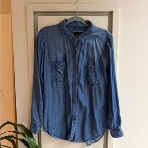Rails Blue Casual Button Down Shirt